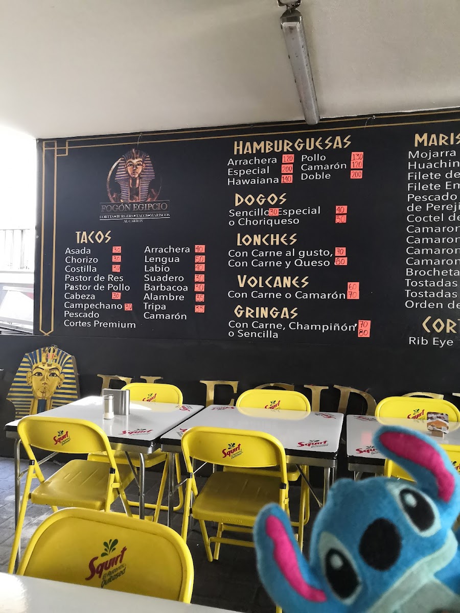 Tacos y Hamburguesas El Egipcio Menu - Image 1