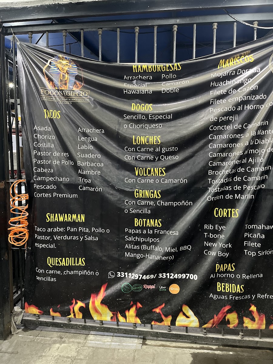 Tacos y Hamburguesas El Egipcio Menu - Image 2