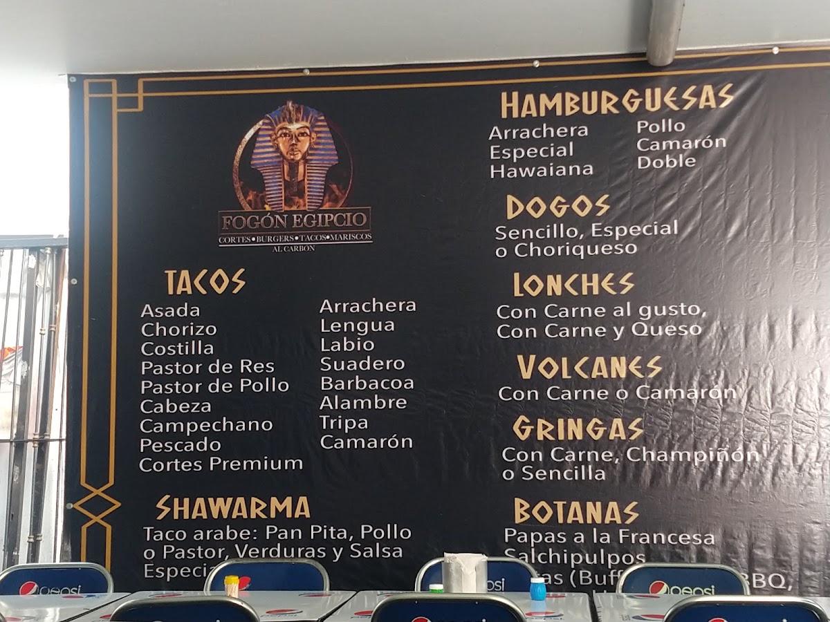 Tacos y Hamburguesas El Egipcio Menu - Image 3